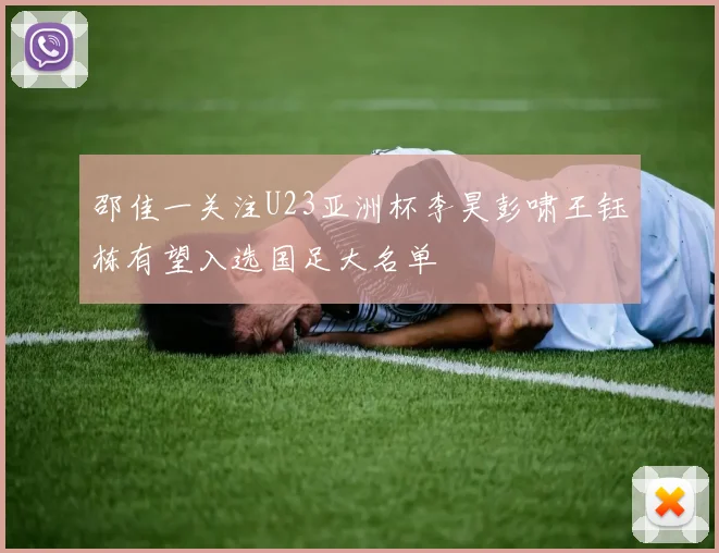 邵佳一关注U23亚洲杯李昊彭啸王钰栋有望入选国足大名单
